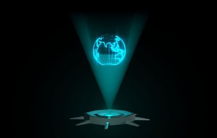 Types and uses of a hologram projector