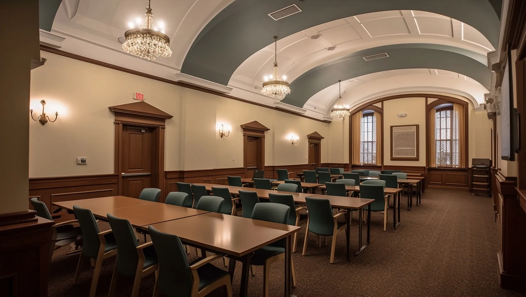 إضاءة قاعات المحاضرات الحديثة إضاءة قاعات المحاضرات الحديثة