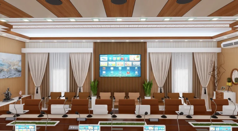 Read more about the article تجهيز قاعات الإجتماعات بـ الأنظمة الصوتية العصرية