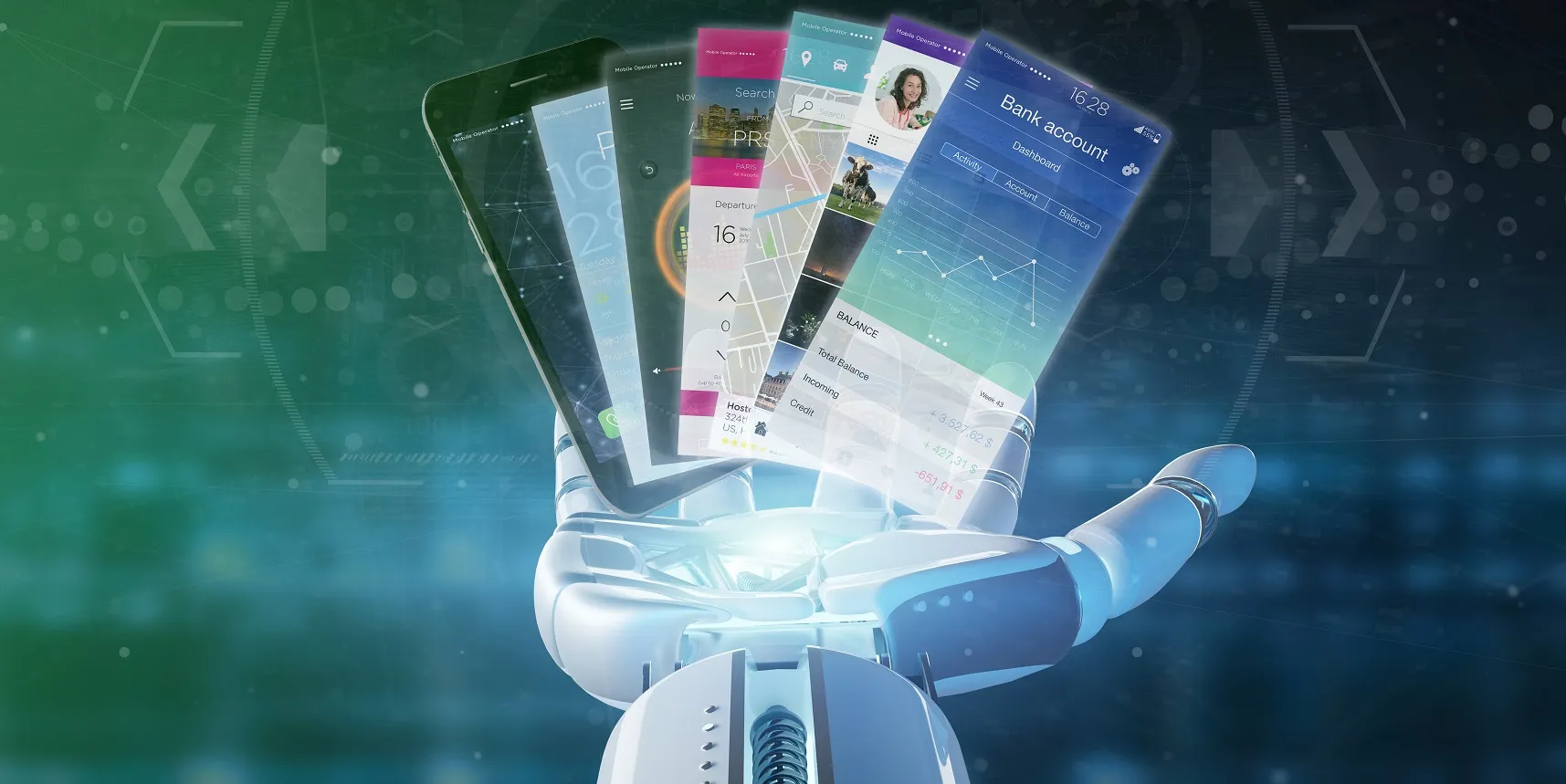 تطبيق الذكاء الاصطناعي للموبايل